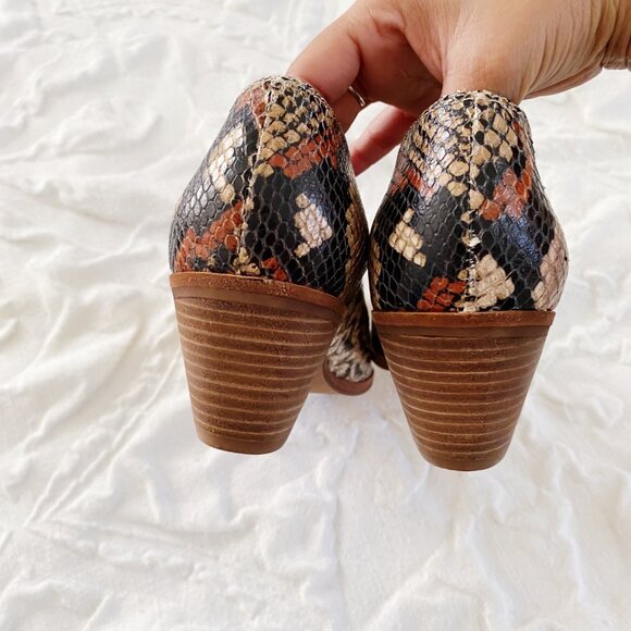 Madewell The Gloria Shoe Boot in Snake Embossed Leather Size 8.5 New - Picture 8 of 11